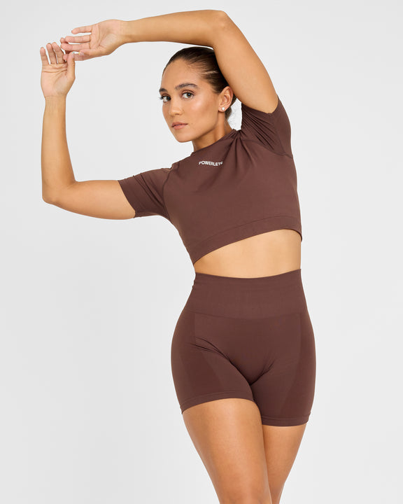 Evolve Sömlös SS Crop Top - hover image