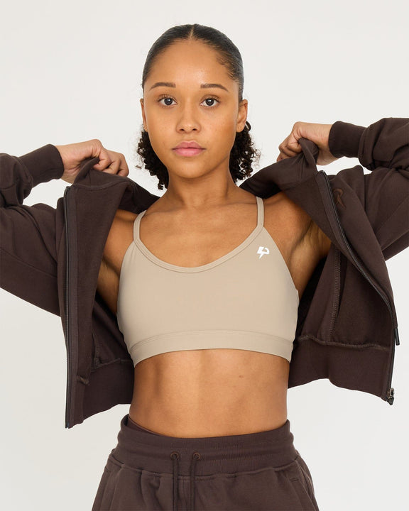 Core Classic Cropped Zip Hoodie