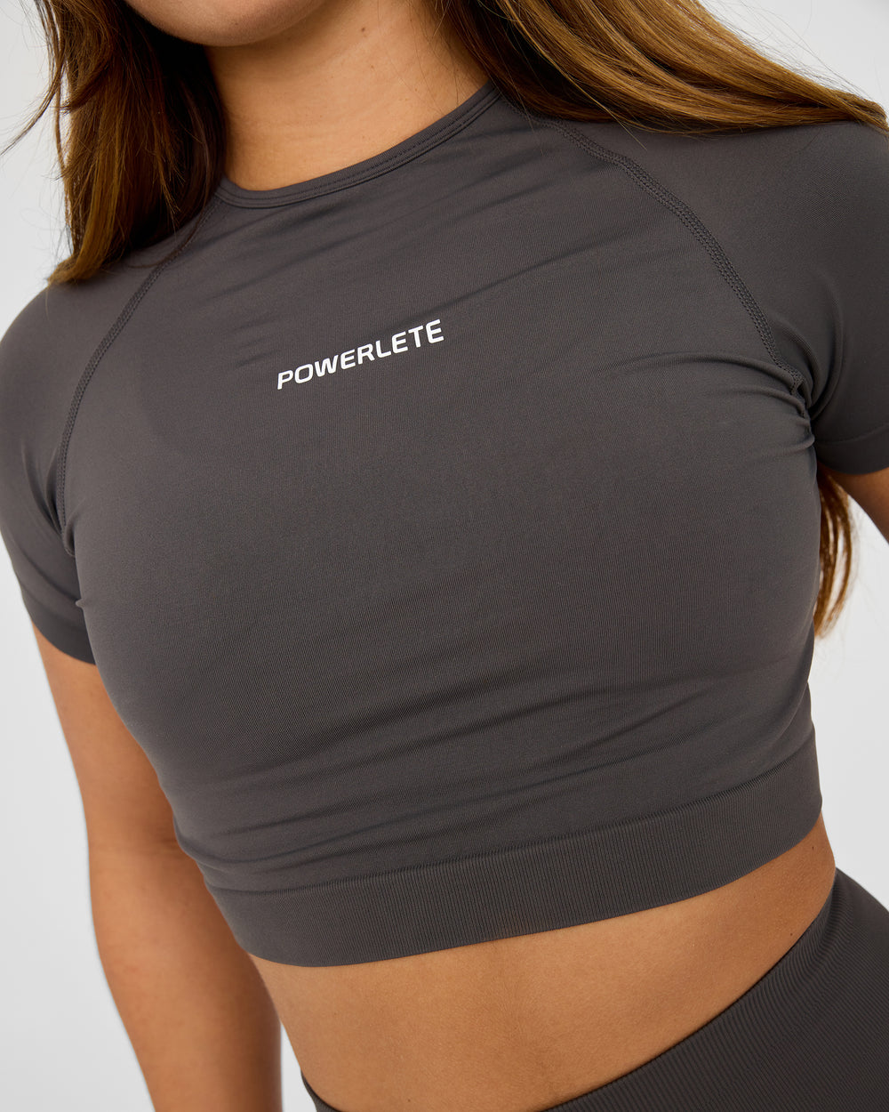Evolve Sømløs SS Crop Top