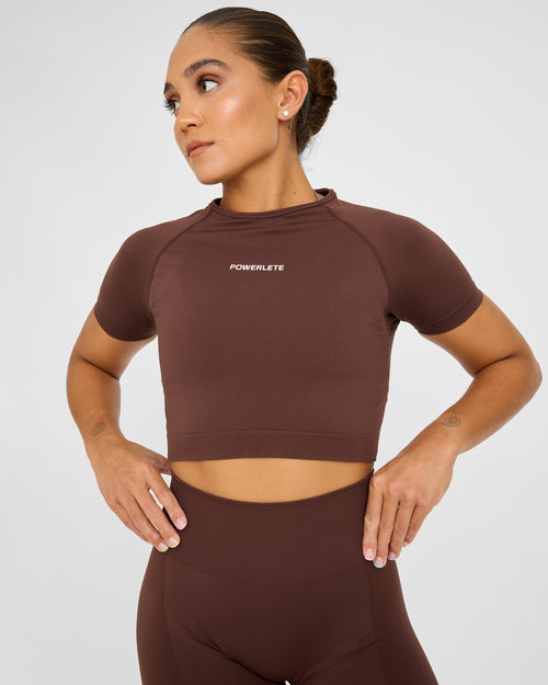 Evolve Nahtloses SS Crop Top