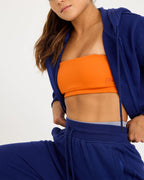 Core Klassieke Cropped Zip Hoodie