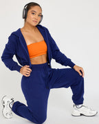 Core Klassieke Cropped Zip Hoodie